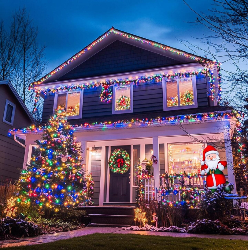 IP67 rated Christmas lights for outdoor decorating