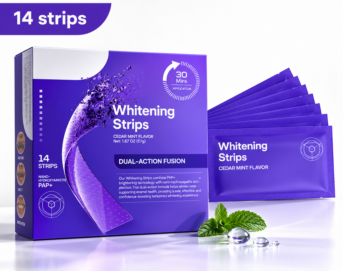 Purple Teeth Whitening Strips