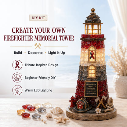 ⏳ Last Day 42% OFF – 🚒 Beginner-Friendly Vintage Firehouse Mosaic Light DIY Kit Collection | Complete Kit with Mosaic Pieces, LED Lights & Step-by-Step Guide Included 💕