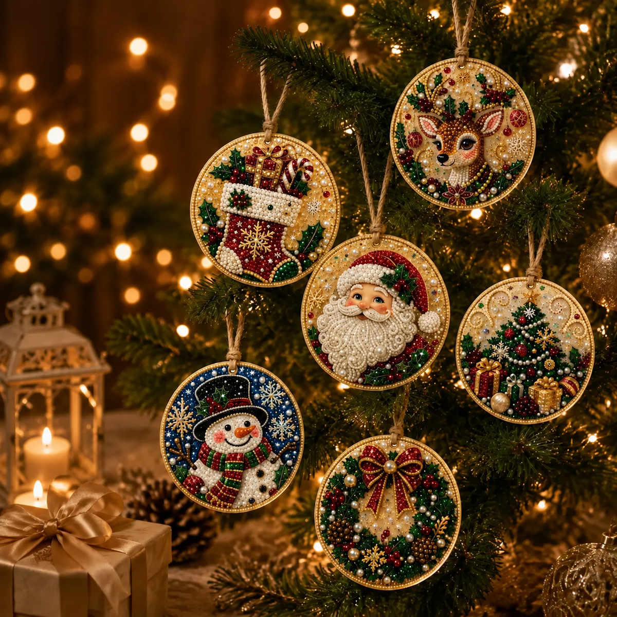 🔥Christmas Sale 49% OFF🎄 DIY Diamond Painting Ornaments Kit