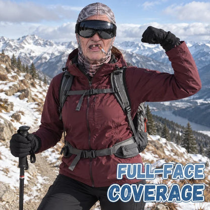 🤣Funny Realistic Face Ski Mask – Hilarious Winter Party Gear for Outdoor Groups