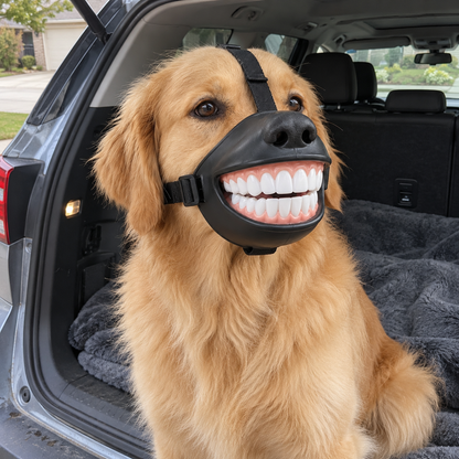 Big Smile Energy Funny Dog Muzzle