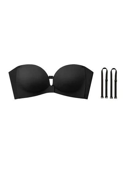 🔥Last Day 50% OFF - Women's Strapless Front Closure Push-Up Bra