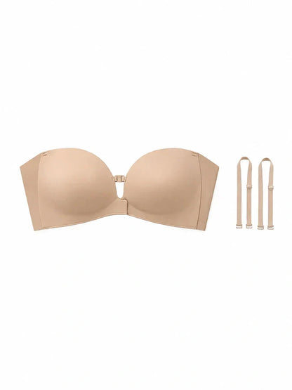 🔥Last Day 50% OFF - Women's Strapless Front Closure Push-Up Bra