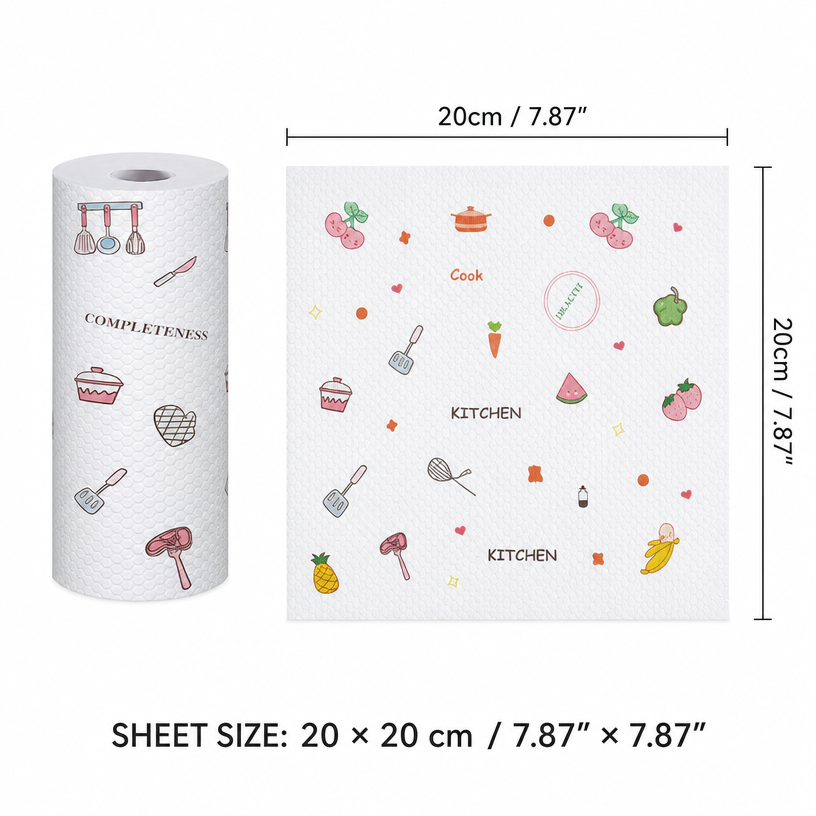 🔥Hot Sale 49% OFF🔥Reusable Kitchen Cleaning Cloth Roll♻
