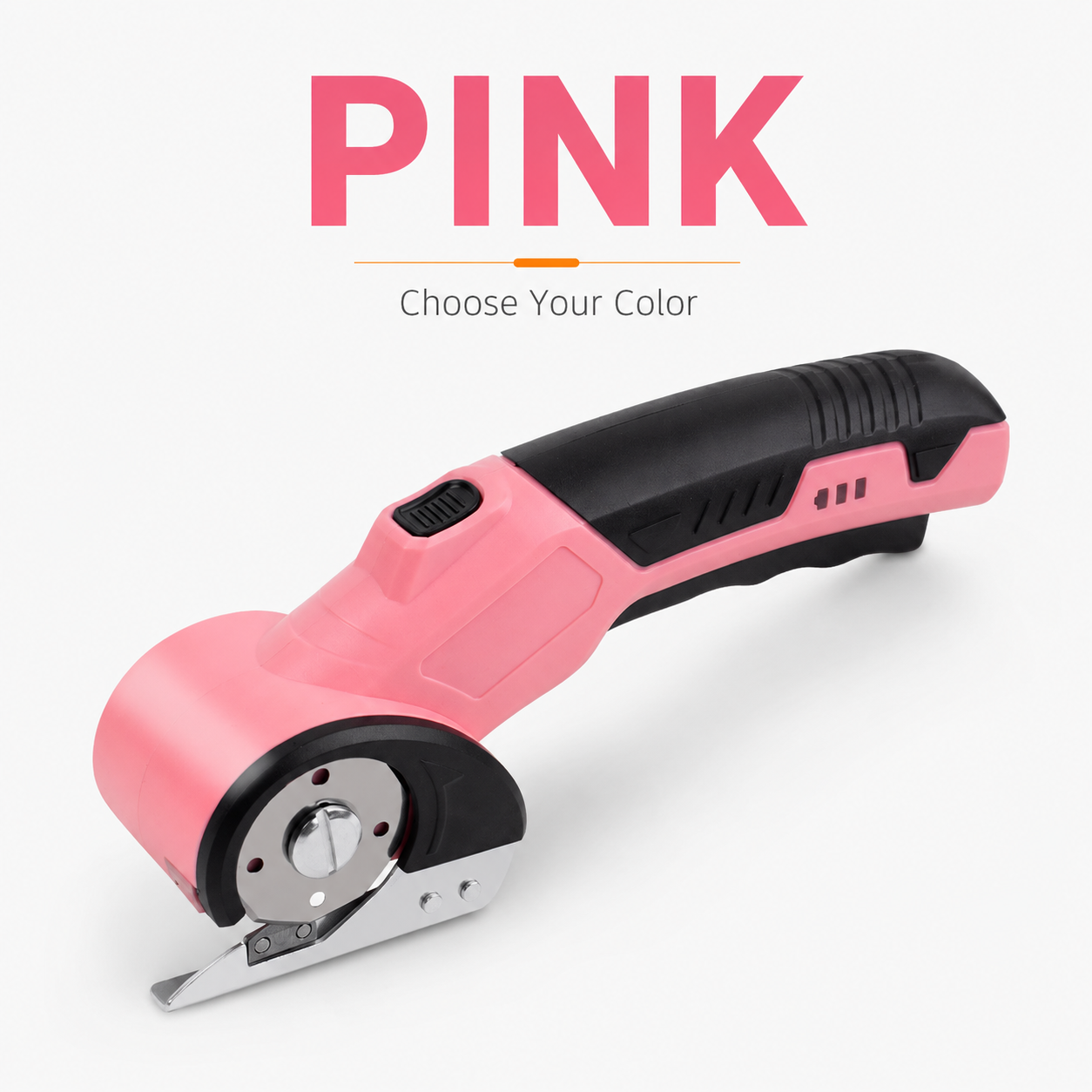 Cordless Electric Fabric Cutter – Rechargeable Rotary Scissors for Fabric, Leather, Carpet & Crafts