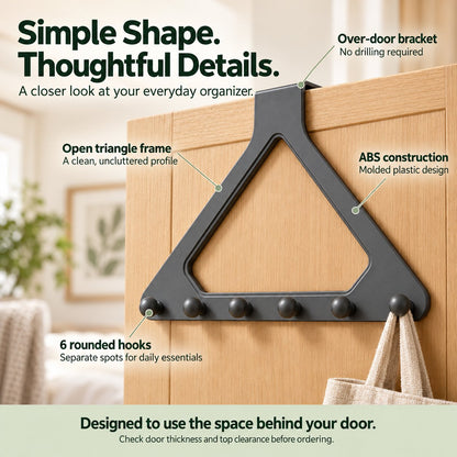 Over-the-Door Triangle Hanging Organizer