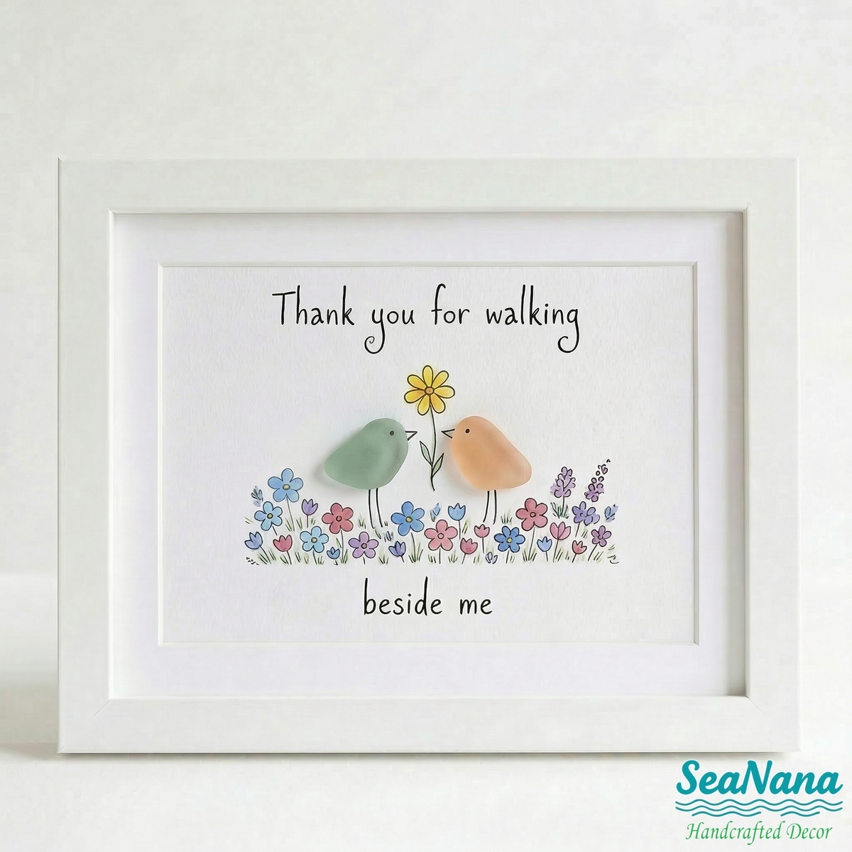 Heartfelt Sea Glass Bird Art: Unique Gifts to Honor Your Closest Friends