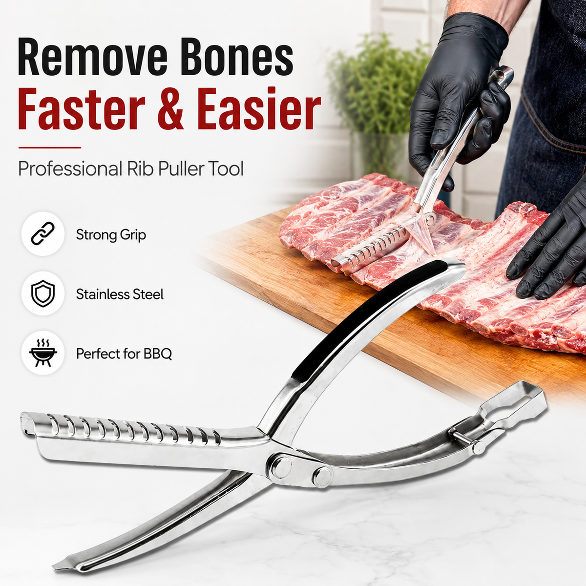 Professional Rib Puller Tool – Remove Bones Faster and Easier