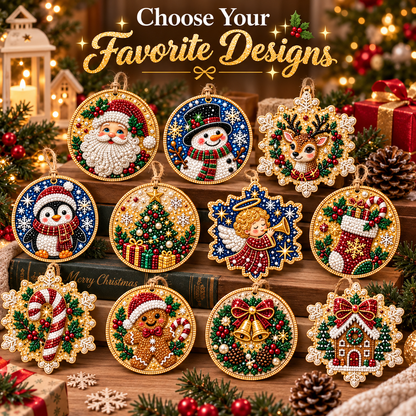 🔥Christmas Sale 49% OFF🎄 DIY Diamond Painting Ornaments Kit