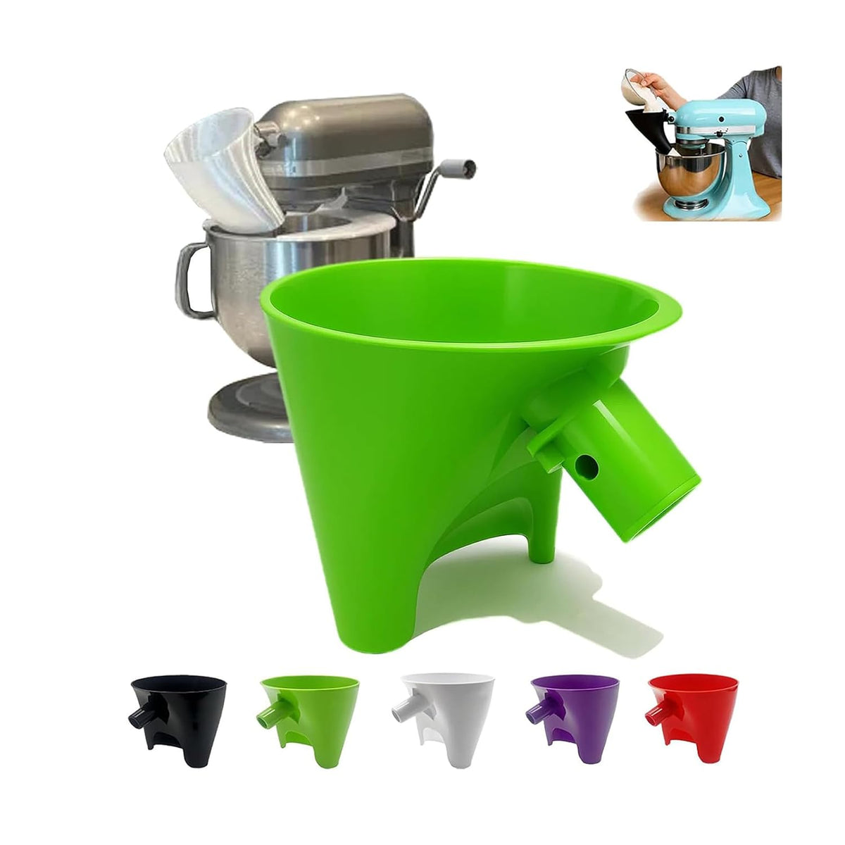 🔥 Limited-time 50% off — ✨Flour Funnel for Kitchen Aid Stand Mixer