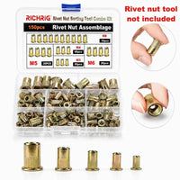 150pcs(Rivet nut tool not included)