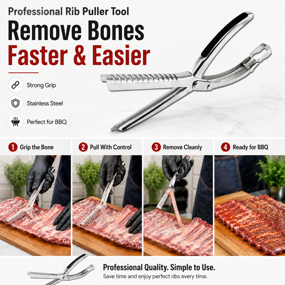 Professional Rib Puller Tool – Remove Bones Faster and Easier