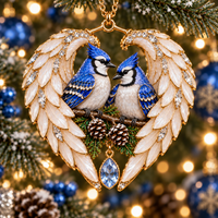 Bluebird Pair & Flowers 💙