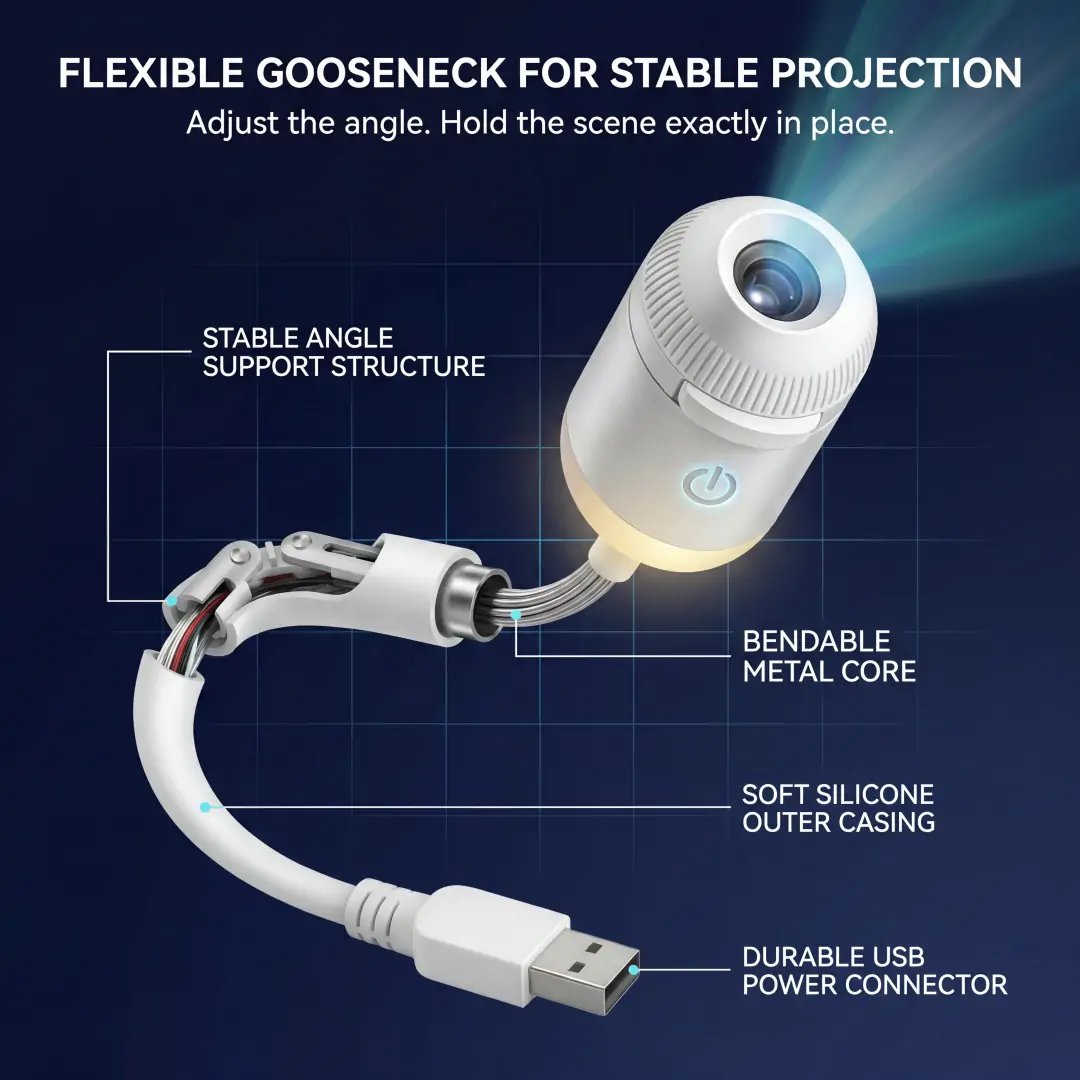 Night Light Projector - Smart Holographic Star Projector
