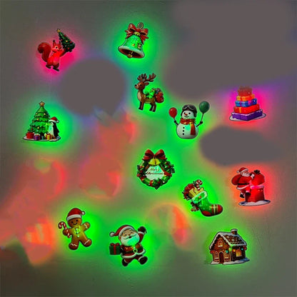 🎄 Light-Up Christmas Wall Decals