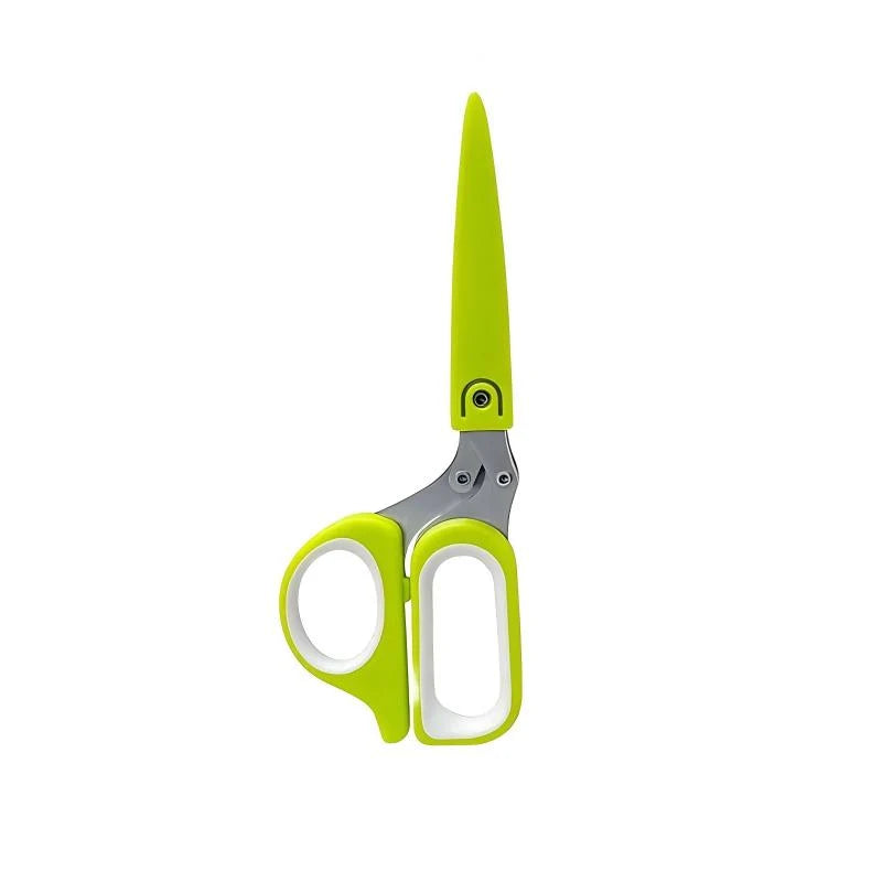 🌿 5-Blade Stainless Steel Herb Scissors – Slice Green Onions, Parsley & Cilantro Faster ✨ 50% OFF