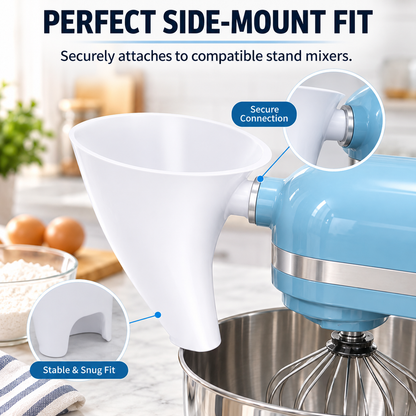 🔥 Limited-time 50% off — ✨Flour Funnel for Kitchen Aid Stand Mixer
