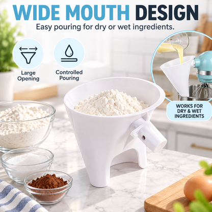 🔥 Limited-time 50% off — ✨Flour Funnel for Kitchen Aid Stand Mixer