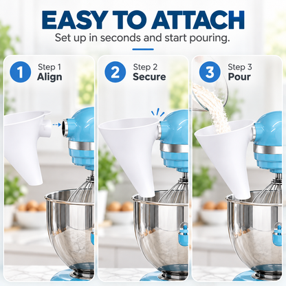 🔥 Limited-time 50% off — ✨Flour Funnel for Kitchen Aid Stand Mixer