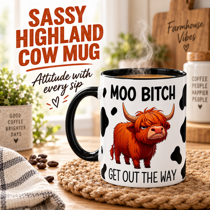 🔥 Limited-time 50% off — ✨Funny Highland Cow Mug