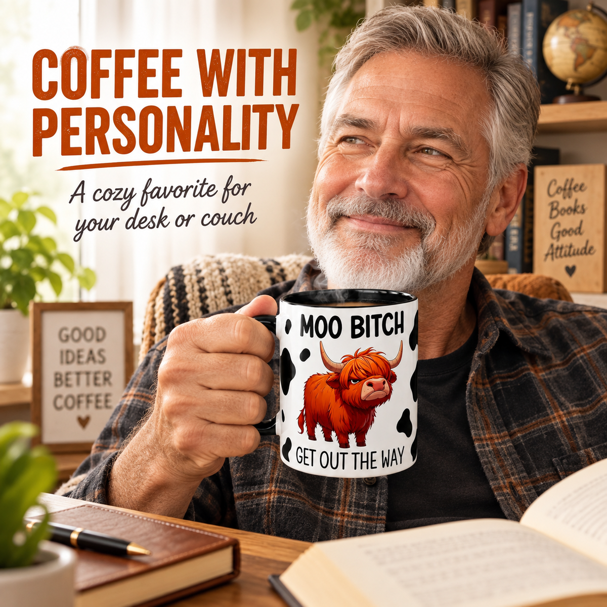 🔥 Limited-time 50% off — ✨Funny Highland Cow Mug