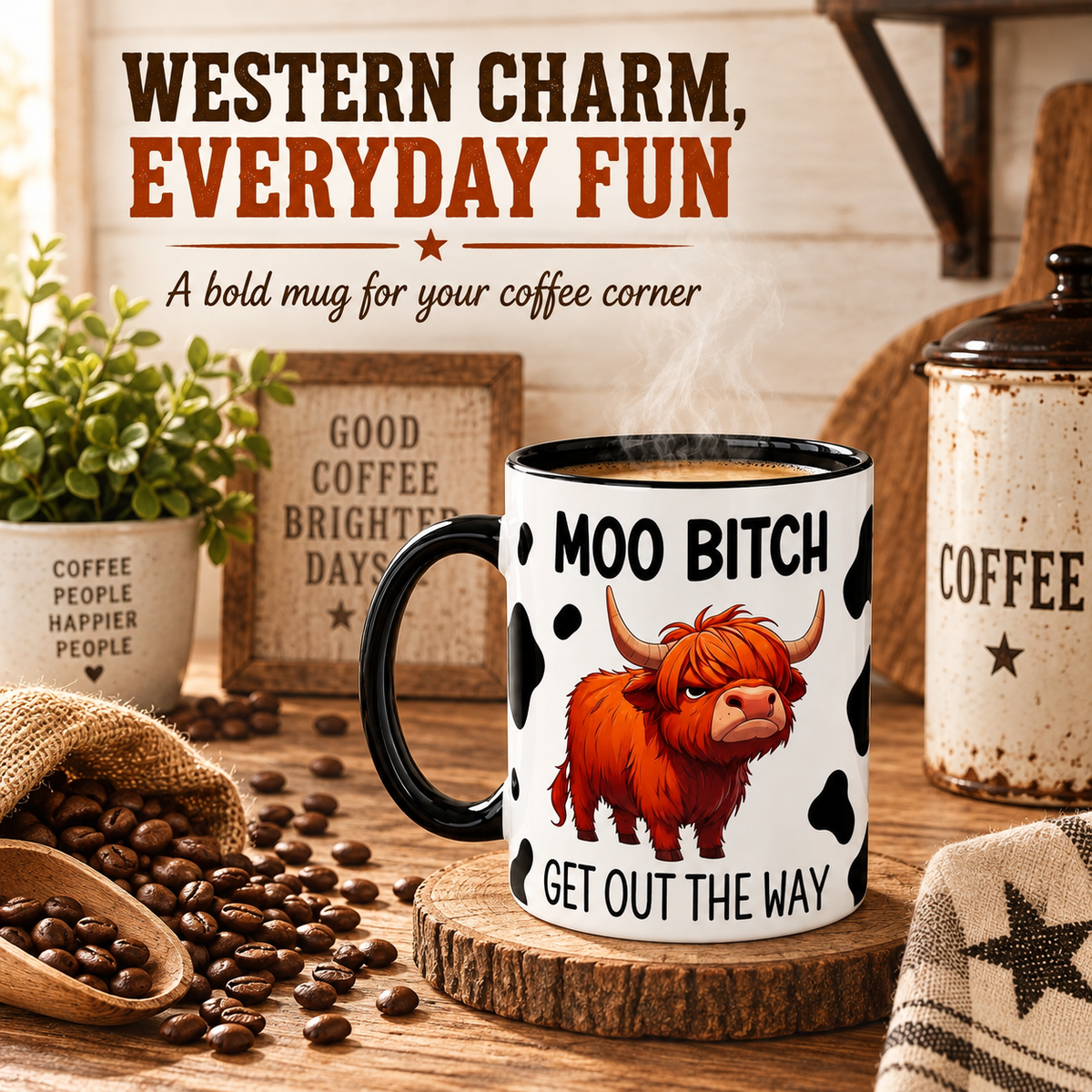 🔥 Limited-time 50% off — ✨Funny Highland Cow Mug