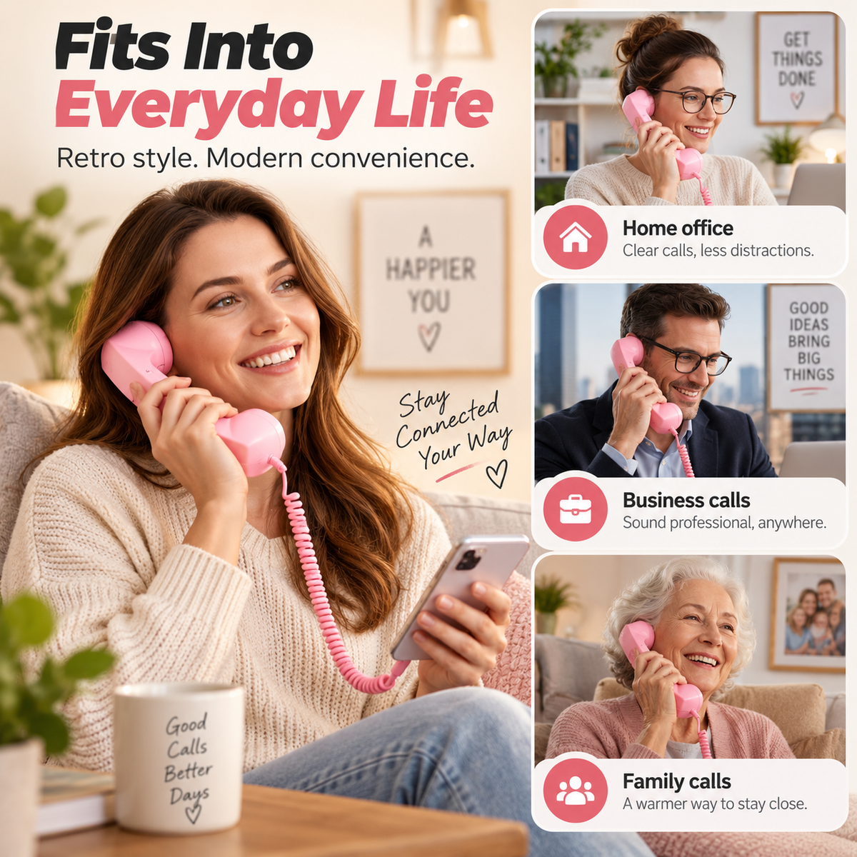 🔥LIMITED-TIME 50% OFF — Retro Phone Handset