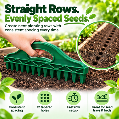 🔥LIMITED-TIME 50% OFF — Row Seeder Tool for Precise Seed & Seedling Spacing