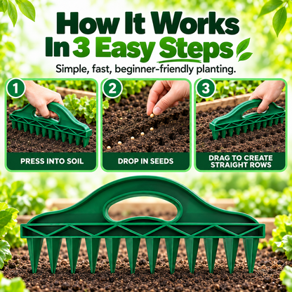 🔥LIMITED-TIME 50% OFF — Row Seeder Tool for Precise Seed & Seedling Spacing