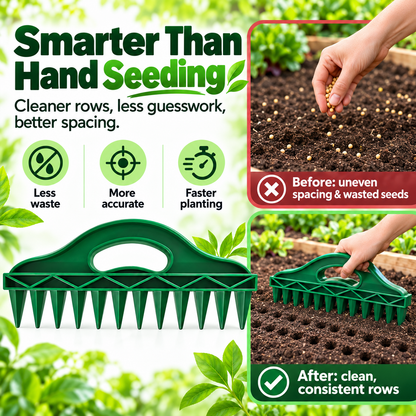 🔥LIMITED-TIME 50% OFF — Row Seeder Tool for Precise Seed & Seedling Spacing