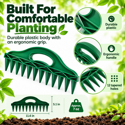 🔥LIMITED-TIME 50% OFF — Row Seeder Tool for Precise Seed & Seedling Spacing