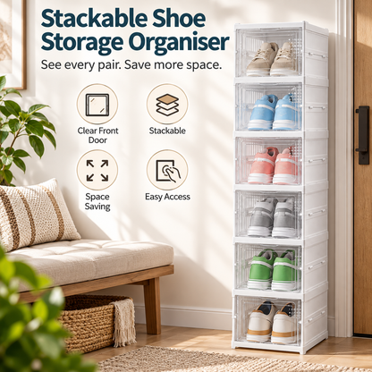 🔥LIMITED-TIME 50% OFF — Stackable Shoe Storage Organiser
