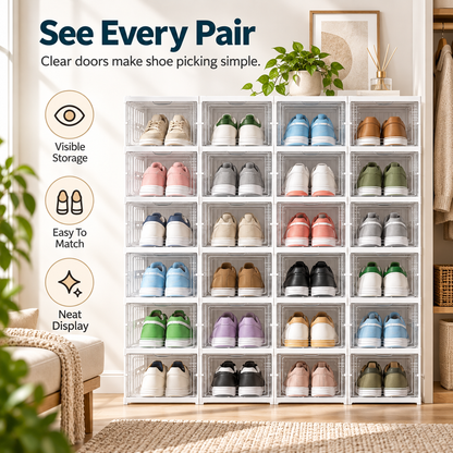 🔥LIMITED-TIME 50% OFF — Stackable Shoe Storage Organiser
