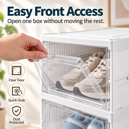 🔥LIMITED-TIME 50% OFF — Stackable Shoe Storage Organiser
