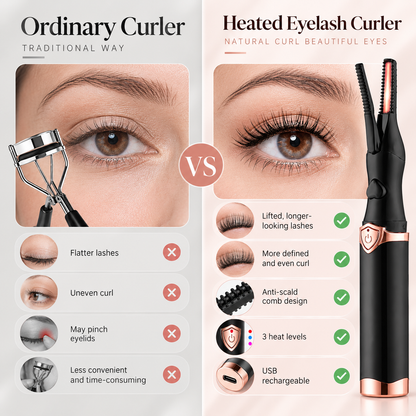 🔥 Limited-time 50% off — Heated eyelash curler