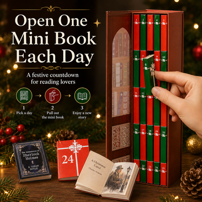 🔥Christmas Sale 49% OFF🎄Mini Book Ornament Advent Calendar 2026