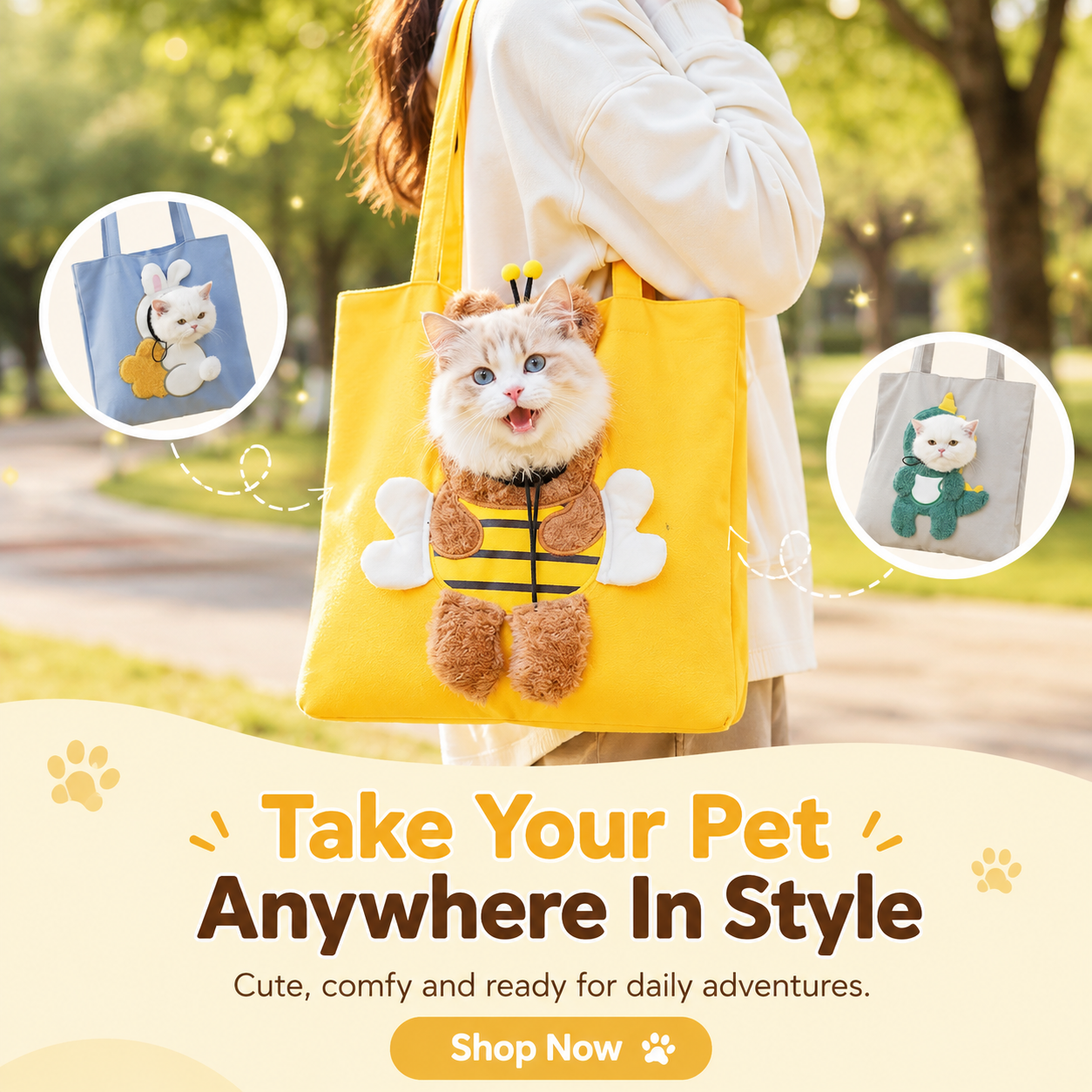 🔥 Limited-time 50% off – Pet Shoulder Carrying Bag
