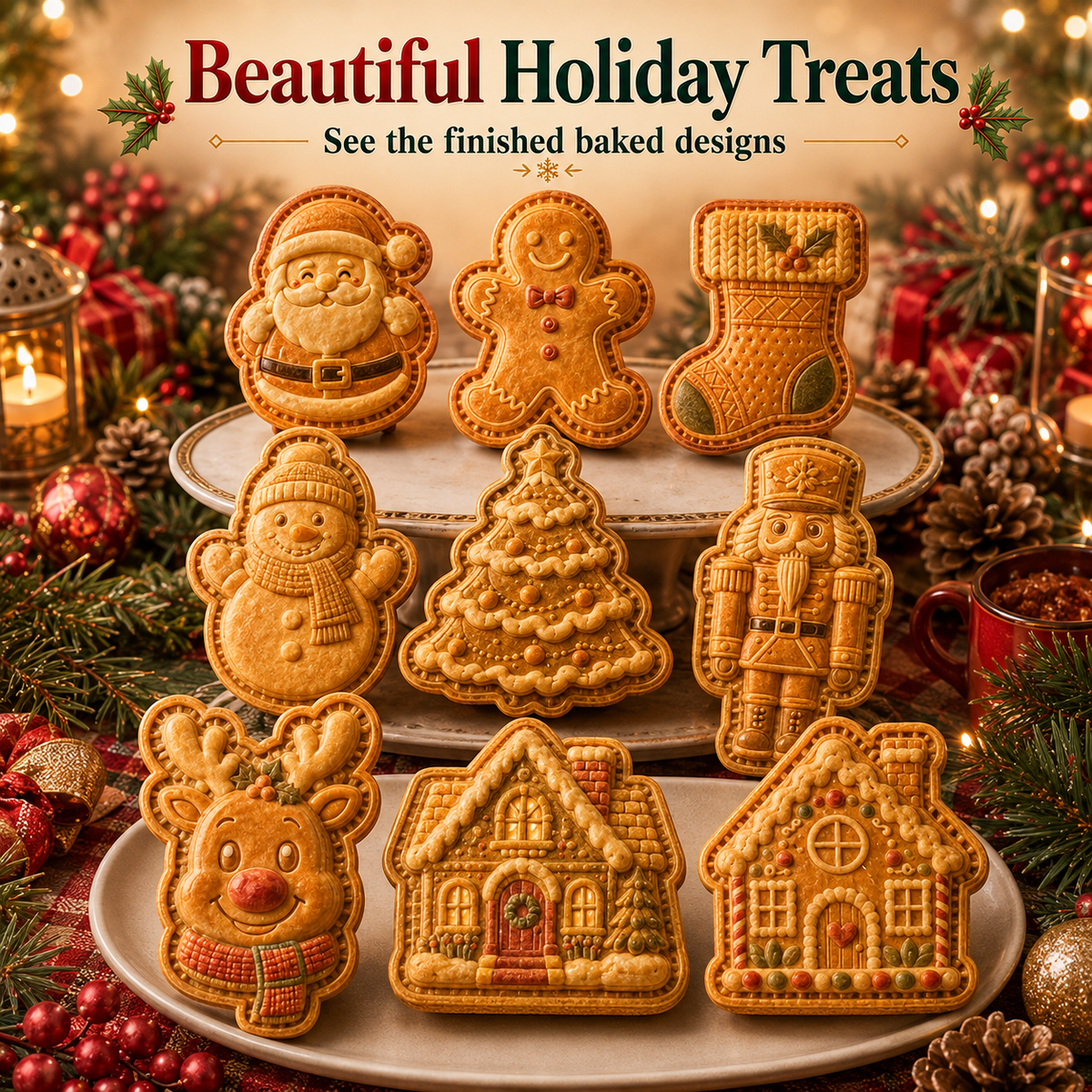 🔥 50% Off Limited Time —🎄 CHRISTMAS MINI PIE MOLD COLLECTION
