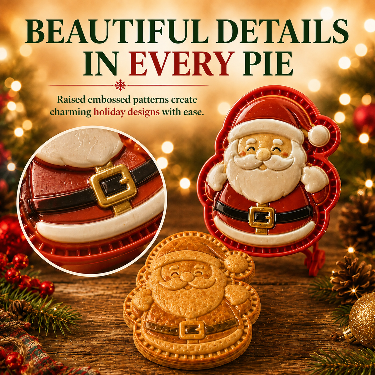 🔥 50% Off Limited Time —🎄 CHRISTMAS MINI PIE MOLD COLLECTION