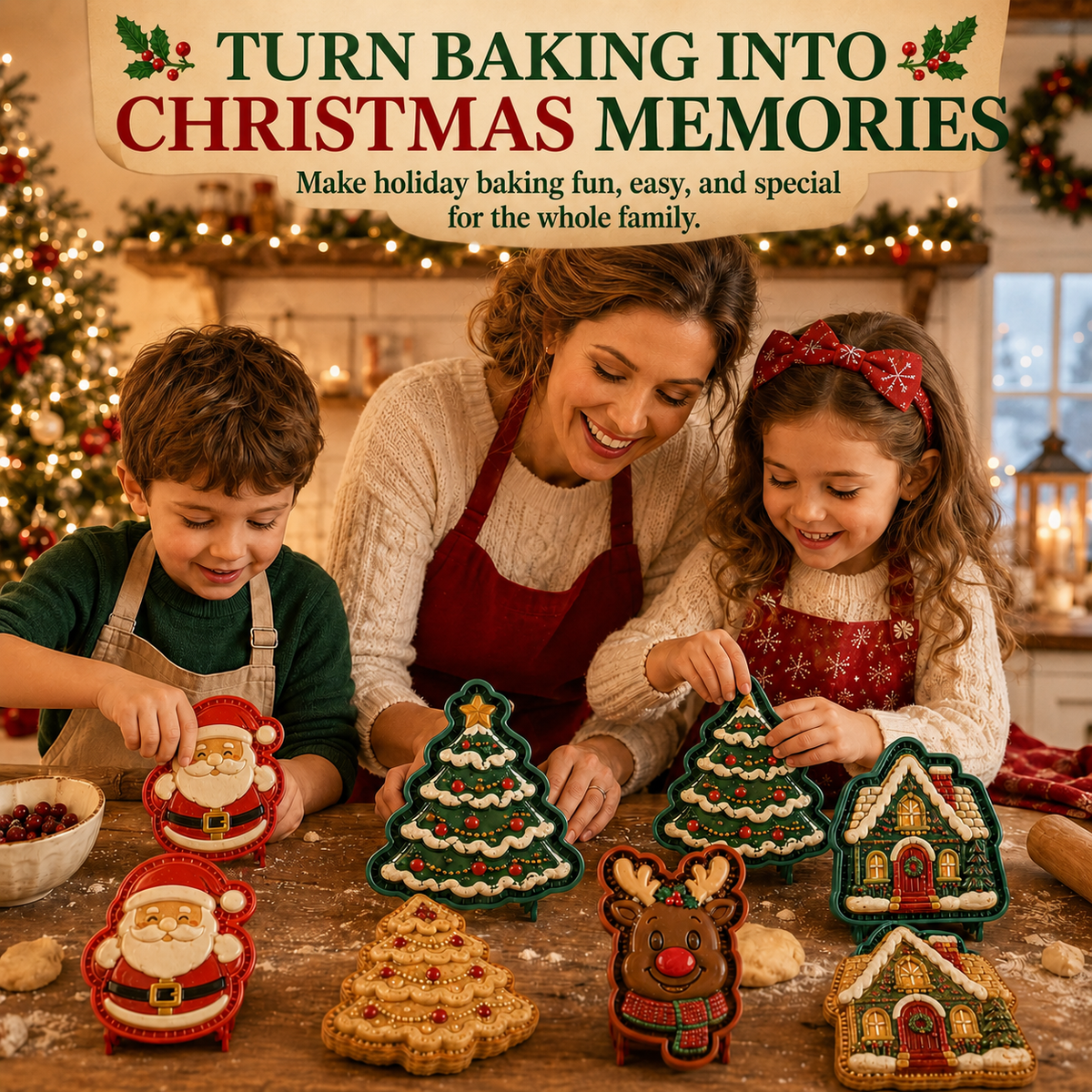 🔥 50% Off Limited Time —🎄 CHRISTMAS MINI PIE MOLD COLLECTION