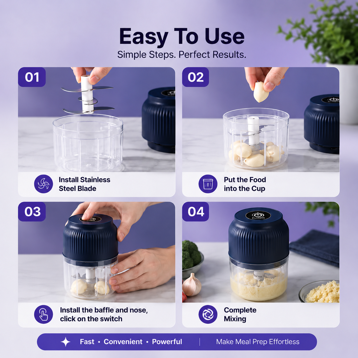 💜MiniBlend Pro Chopper