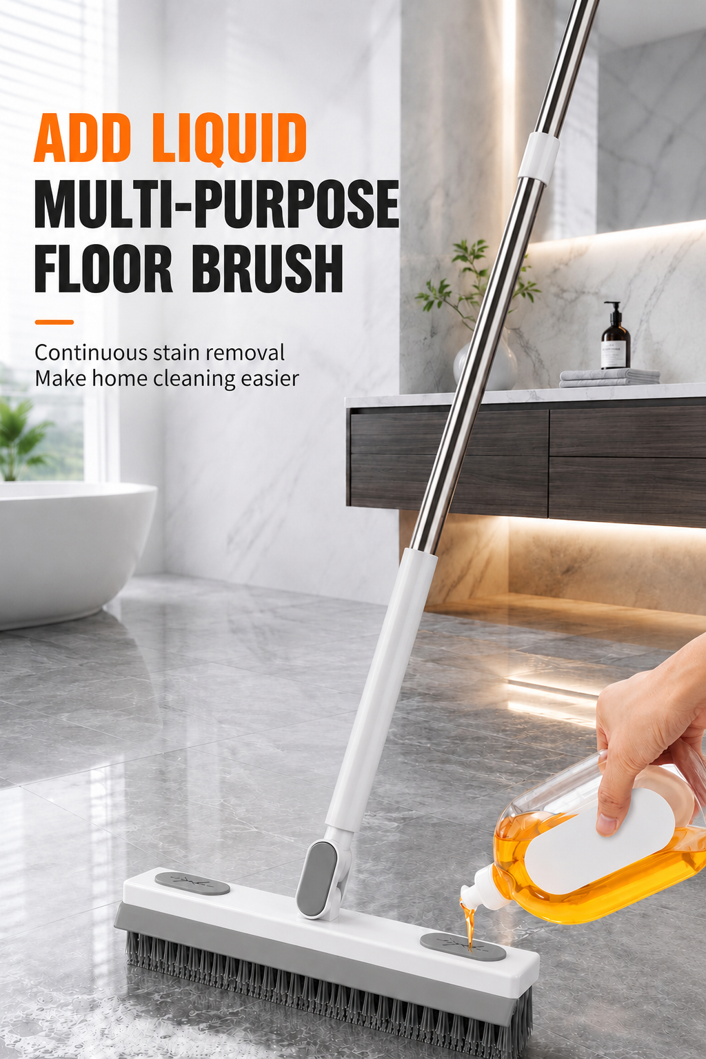 180° Rotating Gap Cleaning Tool - Extendable Adjustable No-Touch Cleaner for Windows, Sliding Doors, Narrow Spaces, Home Deep Cleaning