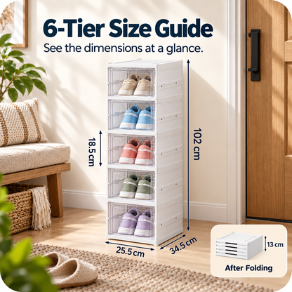 🔥LIMITED-TIME 50% OFF — Stackable Shoe Storage Organiser