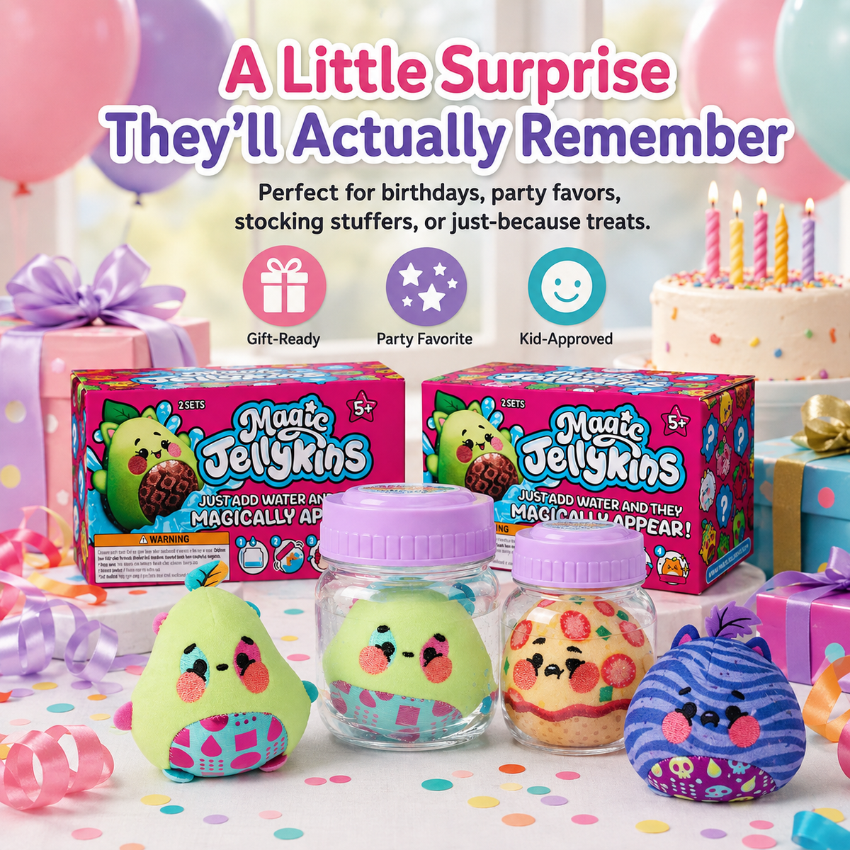 🔥Last Day: 50% OFF🔥Surprise Reveal Squishy Characters | The Water Reveal Toy That Brings Magic To Life