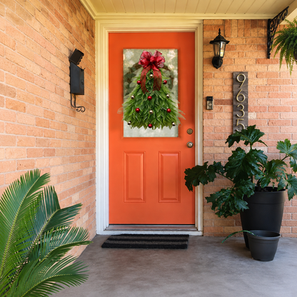 🔥Christmas Sale 49% OFF🎄Handmade Christmas Tree Wreath for Front Door