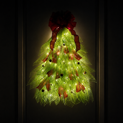 🔥Christmas Sale 49% OFF🎄Handmade Christmas Tree Wreath for Front Door