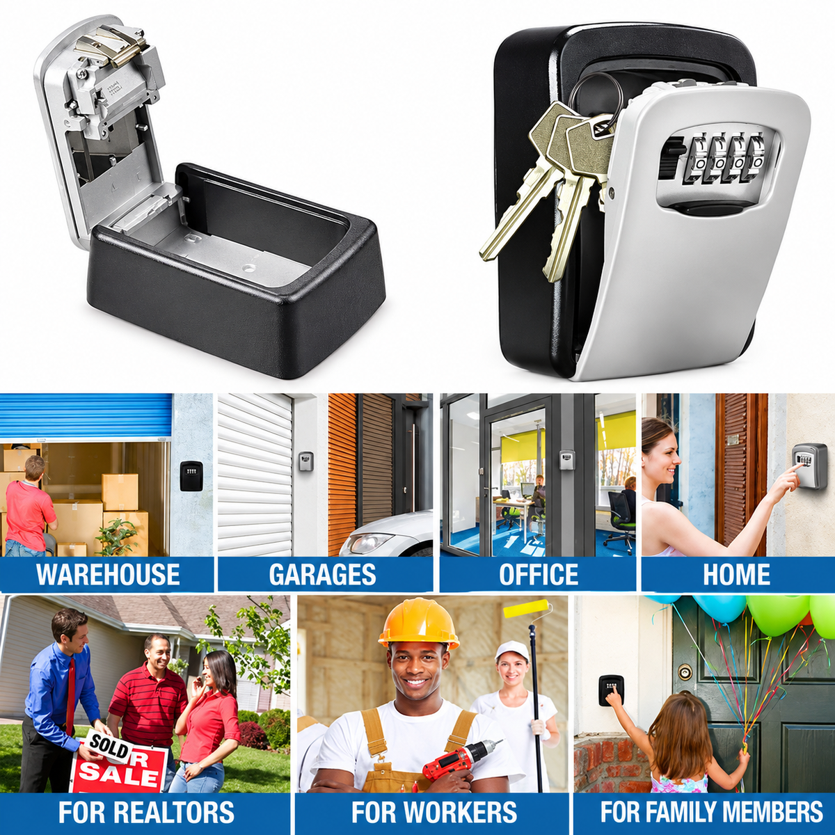 📢📢50% OFF !! ⏰Mountable Safe Key Box