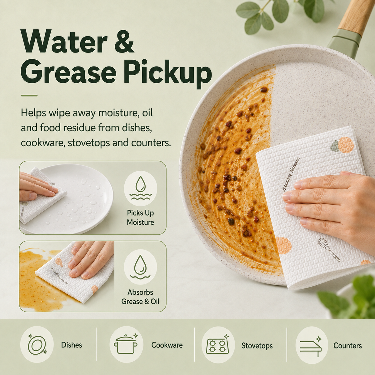 🔥Hot Sale 49% OFF🔥Reusable Kitchen Cleaning Cloth Roll♻