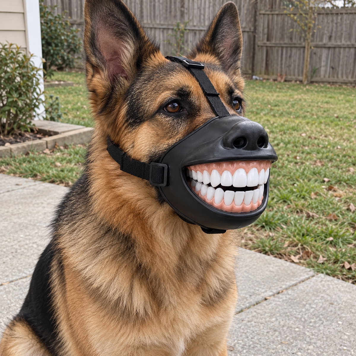 Big Smile Energy Funny Dog Muzzle